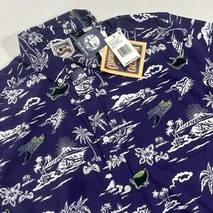 NWT Reyn Spooner Mens Large‎ Purple Tampa Bay Rays Cooperstown Collection Shirt